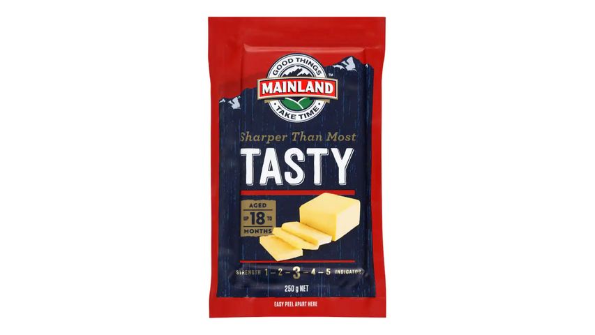 Mainland Tasty Block Cheddar Cheese 250G