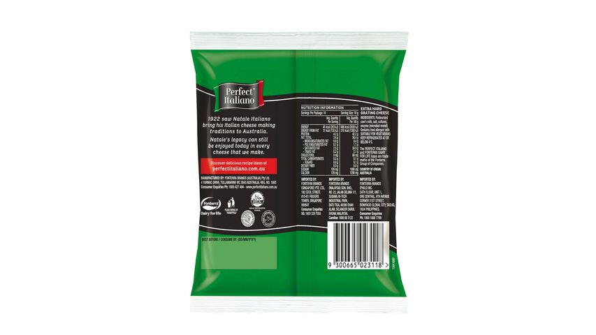Perfect Italiano Parmesan Cheese Grated 100g