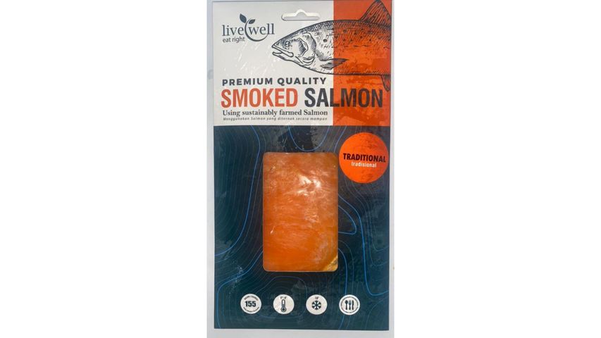 Livewell Smoked Salmon Traditional 75g