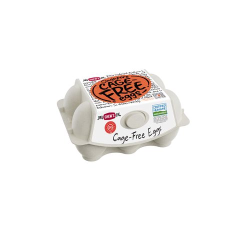 Chew's Cage Free Fresh Eggs 6s x 55g