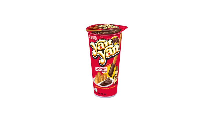 Meiji Yan Yan Stick Biscuits - Chocolate 50g