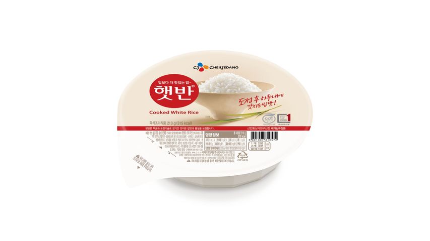 CJ Hattban Cooked White Rice 210g