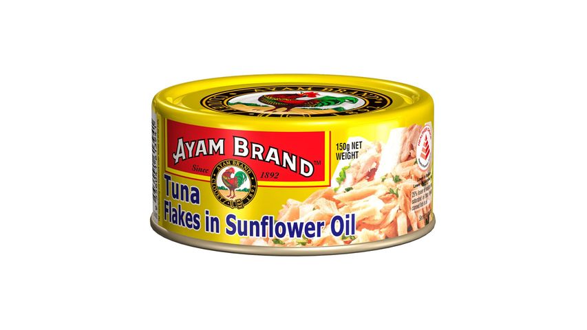 Ayam Brand Tuna Flakes in Sunflower Oil 150g