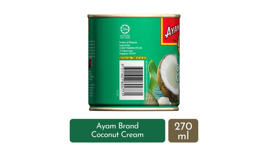 Ayam Brand Coconut Cream 270ml