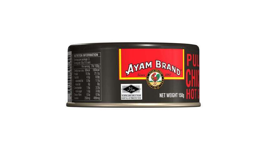 Ayam Brand Pulled Chicken Hot Chilli 150g