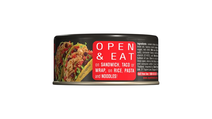 Ayam Brand Pulled Chicken Hot Chilli 150g