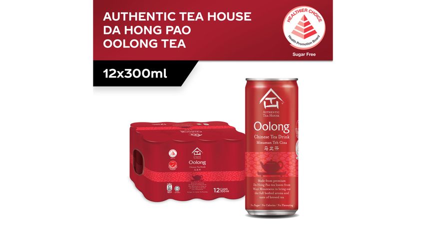 Authentic Tea House Da Hong Pao Oolong Tea 12 x 300ml (Carton)