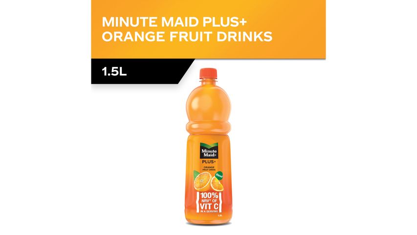 Minute Maid Plus+ Orange Fruit Drink 1.5L