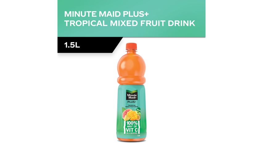 Minute Maid Plus+ Tropical Mixed Fruit Drink 1.5L