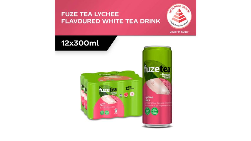 Fuze Tea Lychee Rose Tea 12 x 300ml (Carton)