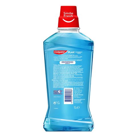 Colgate Plax Non-Alcohol Mouthwash - Peppermint Fresh 1L