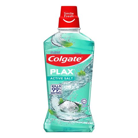 Colgate Plax Non-Alcohol Mouthwash - Active Salt 1L