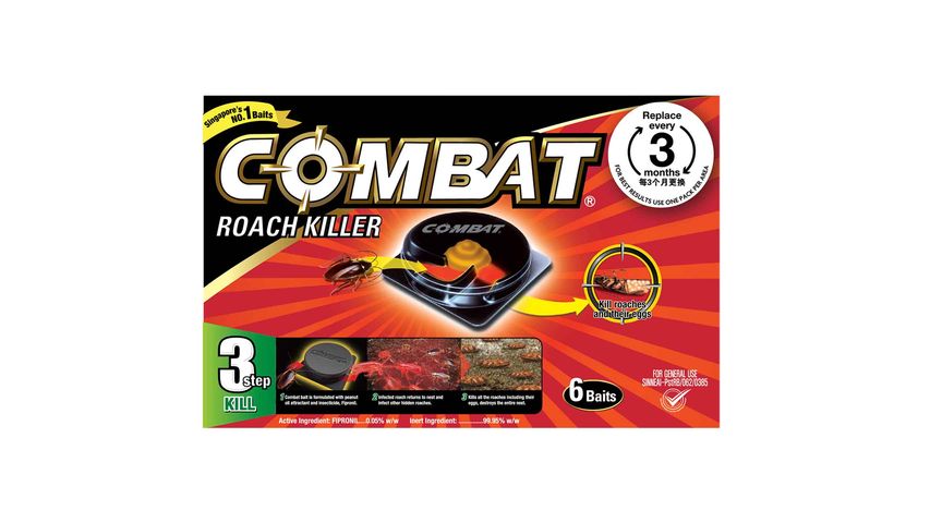 Combat Roach Killer Bait Stations 6pcs x 2g