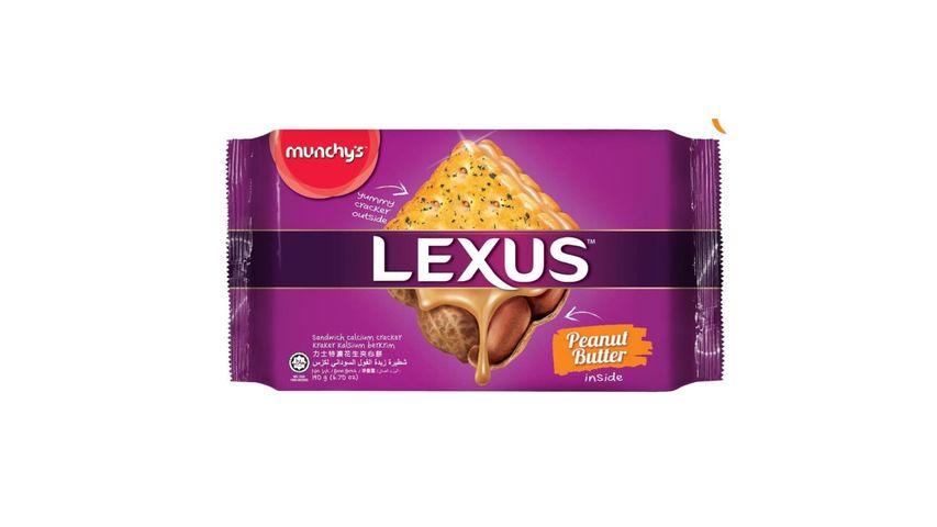 Munchy's Lexus Peanut Butter Cracker Sandwich 190g