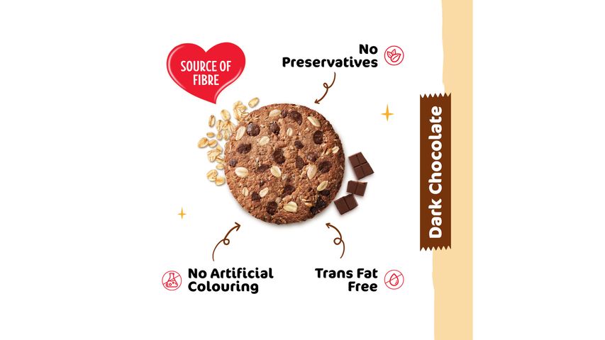 Munchy's Oat Krunch Dark Chocolate Cookies 208g