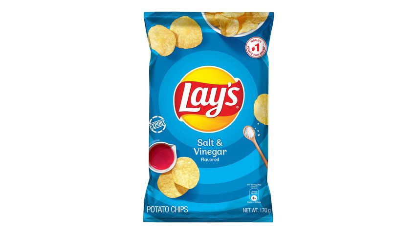 Lay's Salt and Vinegar Potato Chips 170g