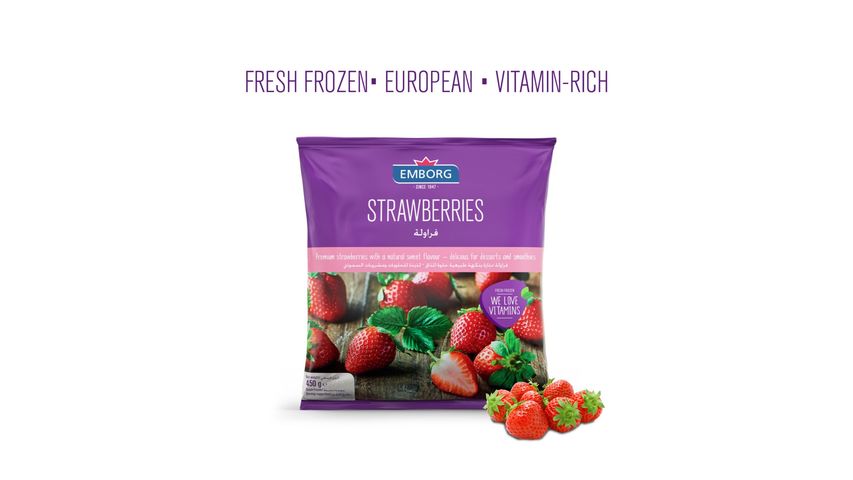 Emborg Frozen Strawberries 450g