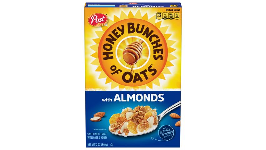 Post Honey Bunches of Oats with Almonds Cereal 340g