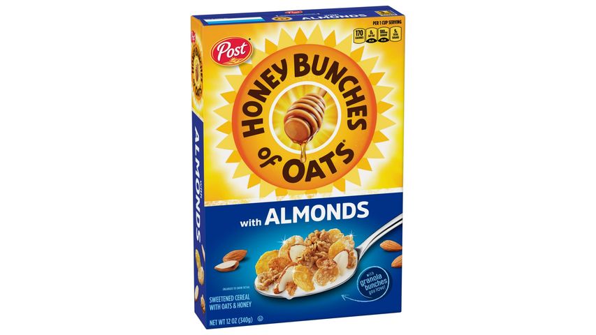 Post Honey Bunches of Oats with Almonds Cereal 340g