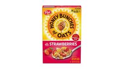 Post Honey Bunches of Oats with Real Strawberries Whole Grain Cereal 311g