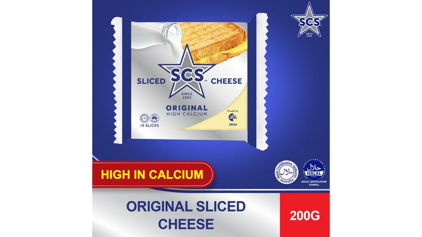 SCS Cheese Singles Regular,200g