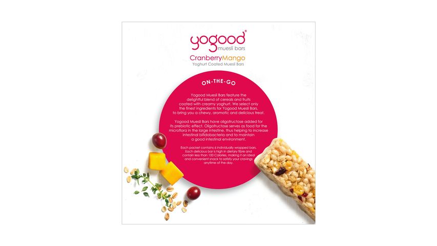 Yogood Cranberry Mango Museli Bar 138g