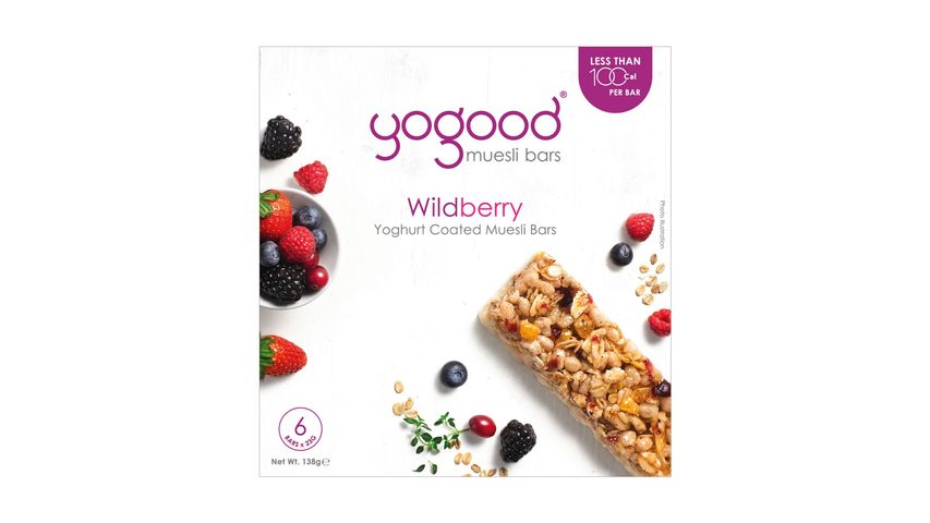 Yogood Wild Berry Museli Bar 138g