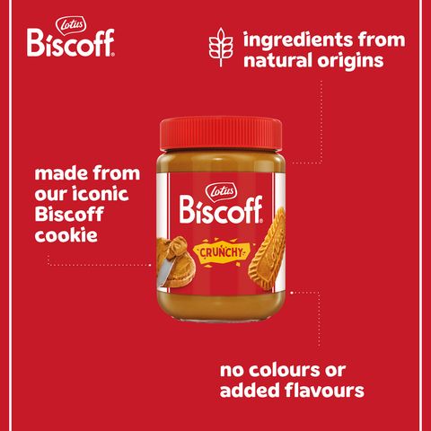 Lotus Biscoff Crunchy Biscuit Spread 380g