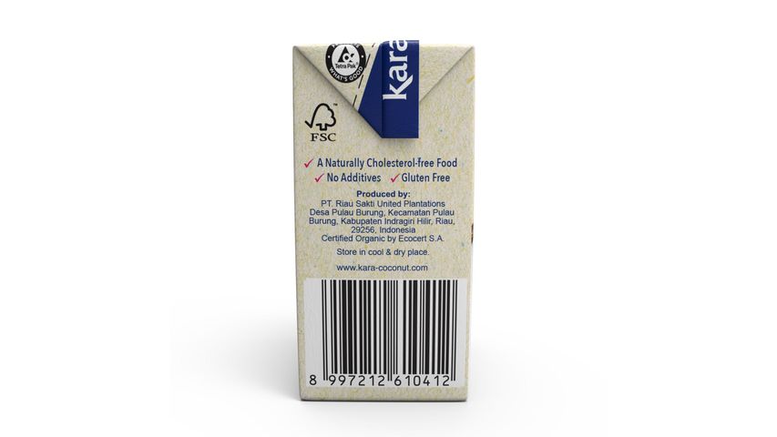 KARA Organic Coconut Milk 200ml (No Additives)