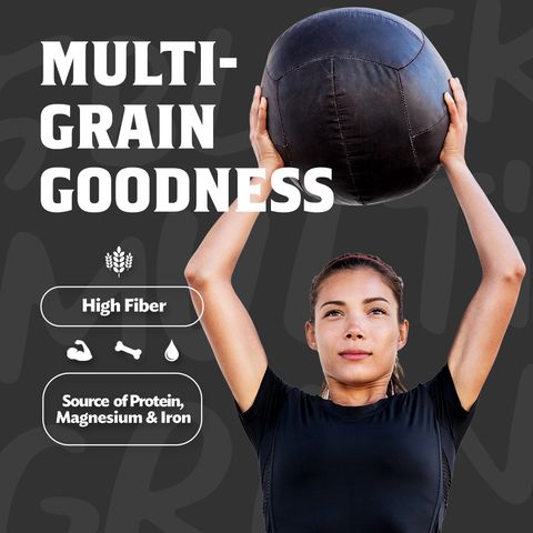 Quaker Oats 5 Black Multigrain Mixed Instant Oatmeal 518g
