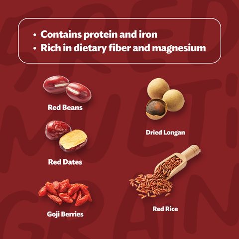 Quaker Oats 5 Red Multigrain Mixed Instant Oatmeal 480g