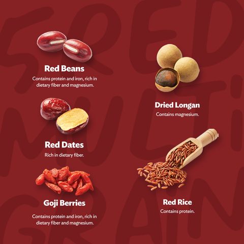 Quaker Oats 5 Red Multigrain Mixed Instant Oatmeal 480g