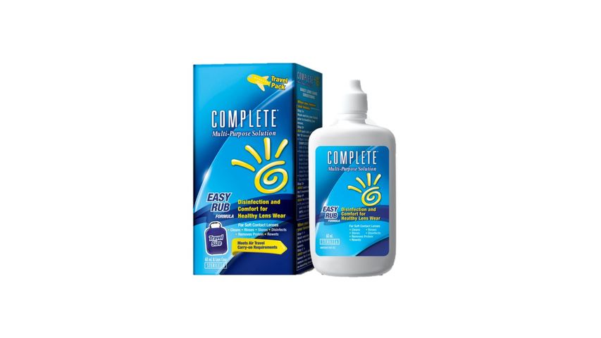 Complete Easy Rub Lens Solution Travel Kit 100ml