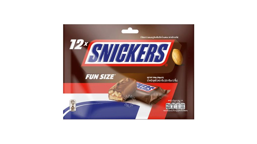 Snickers Fun Size Chocolate Bar 240g