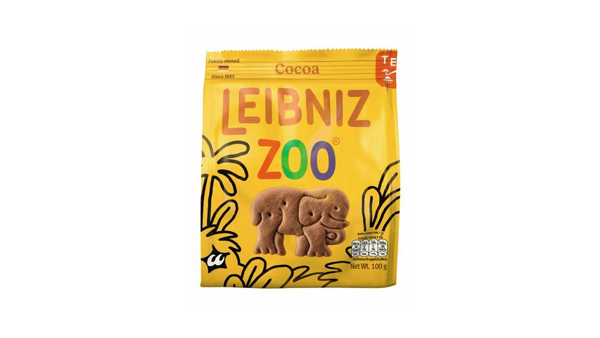 Bahlsen Leibniz Zoo Jungle Cocoa Biscuits 100g