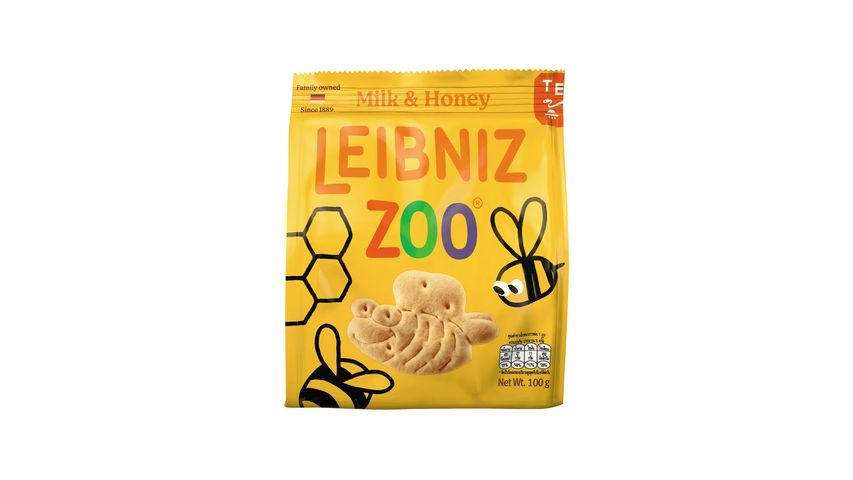 Bahlsen Zoo Milk & Honey Bears & Bees Butter Biscuits 100g