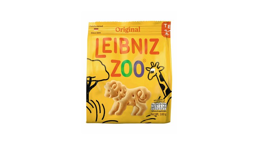 Bahlsen Leibniz Zoo Original Butter Biscuits 100g
