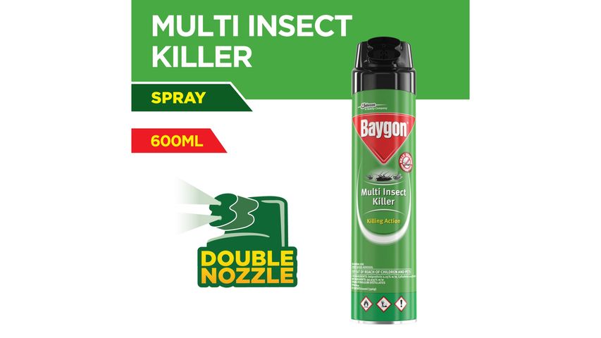 Baygon Multi Insect Killer Pesticide Spray 600ml