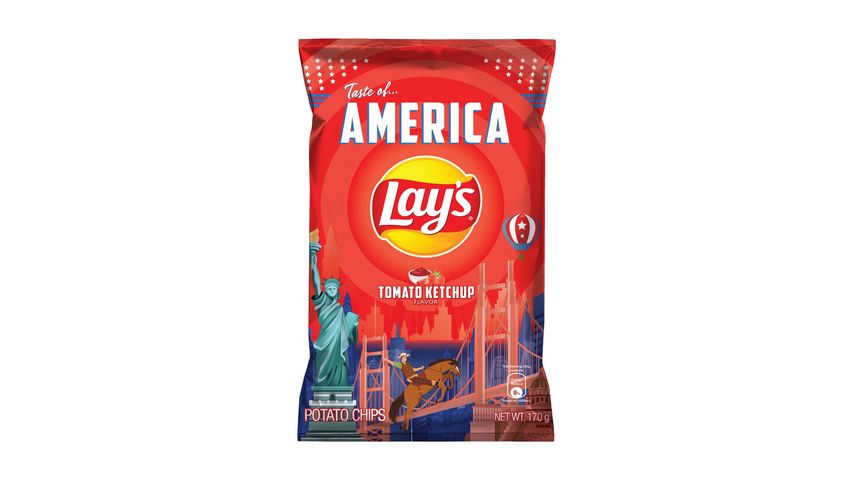 Lay's Tomato Ketchup Potato Chips 170g