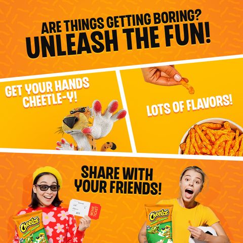 Cheetos Crunchy Cheddar Jalapeno Cheese Flavoured Snack 215g