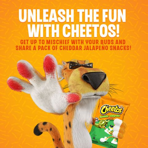 Cheetos Crunchy Cheddar Jalapeno Cheese Flavoured Snack 215g