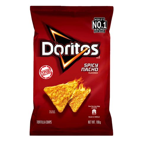 Doritos Spicy Nacho Tortilla Chips Snack 190g