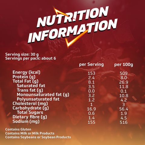 Doritos Spicy Nacho Tortilla Chips Snack 190g