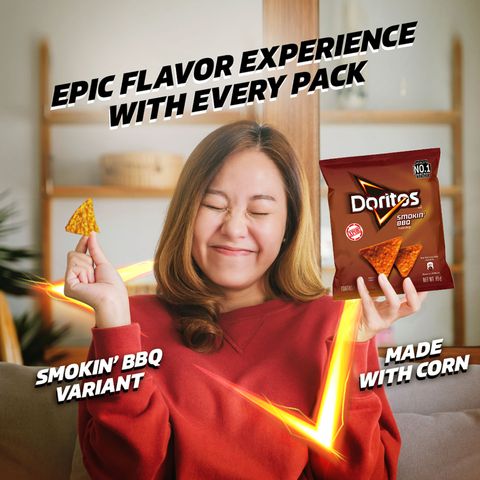 Doritos Barbeque (BBQ) Tortilla Chips Snack 65g