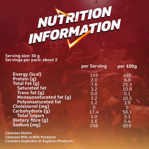 Doritos Barbeque (BBQ) Tortilla Chips Snack 65g