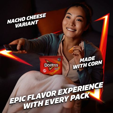Doritos Nacho Cheese Tortilla Chips Snack 65g