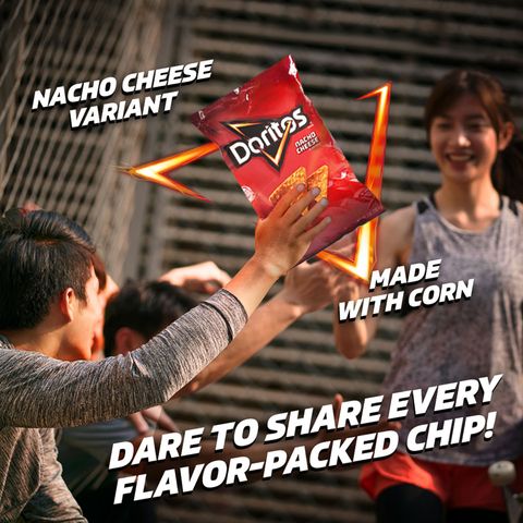 Doritos Nacho Cheese Tortilla Chips Snack 190g