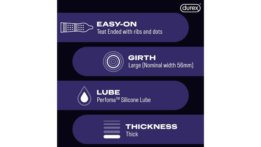 Durex Mutual Climax Condoms 12s