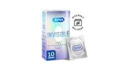 Durex Invisible Extra Lubricated Condoms 10s