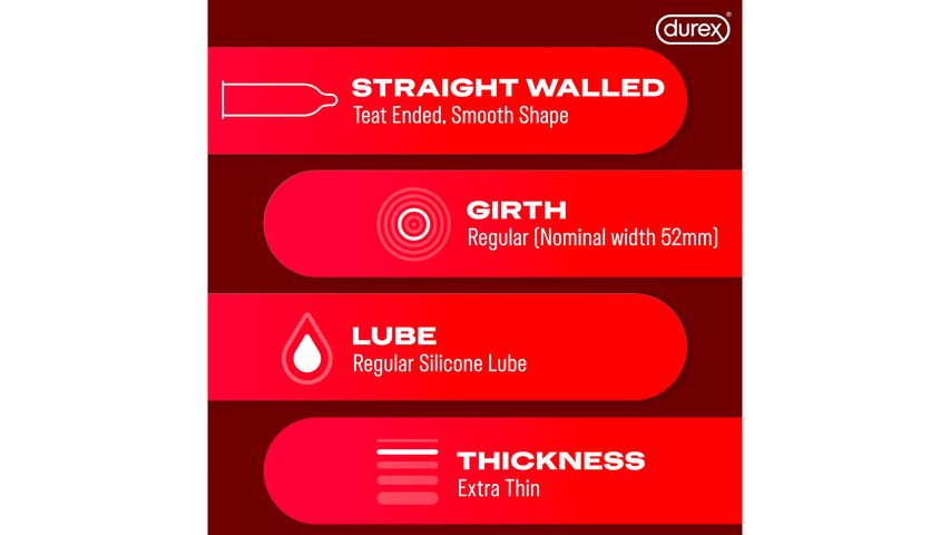 Durex Fetherlite Condoms 12s